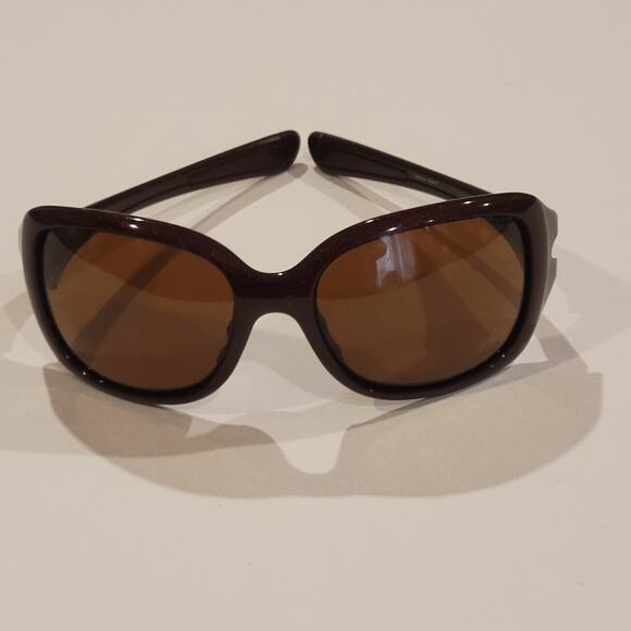 OAKLEY Necessity Burgundy Oversized OO9122-04 60-18-125 Sunglasses - Picture 1 of 15